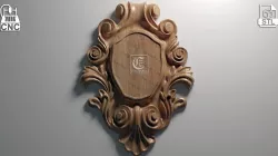 Decorative Plaque 3 - 3D STL Files for CNC