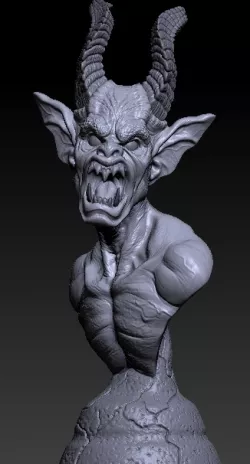 Demon bust