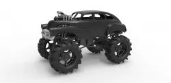Diecast Mud truck 3 Scale 1:25