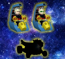 Duke Fleed Cockpit Minifigure Lego - Actarus - Ufo Robot Grendizer - Goldorak - Goldrake