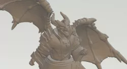 Duongens & Dragons - Miniature Dragonid Cleric