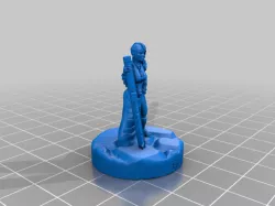 Dwarven Butcher 28mm Support Free