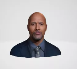 Dwayne Johnson 3D Model Big Quality