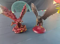 Eagle and fire eagle
