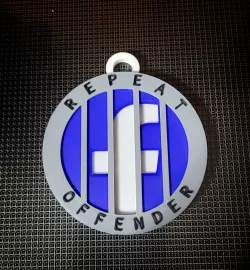 Facebook Jail Repeat Offender Ornament/Keychain