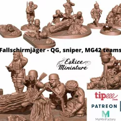Fallschirmjäger ARMY - 28mm for wargame