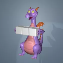 Figment Inspired Dragon with Blocks