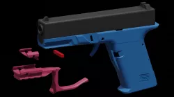 FLOCK Airsoft Folding Glock 19 Frame (WE g19 gen3)