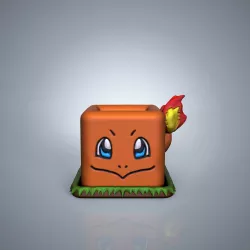 Flowerpot Charmander- Pokemon