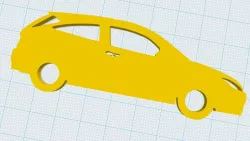 Ford Focus Keychain