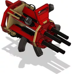 FORG3D SPIT-FIRE - X5 Volley fire 10/22 Conversion Chassis - Digital Download for 3D Printing