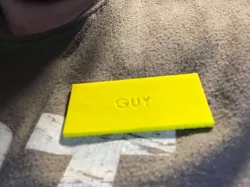 Free Guy Movie Cosplay Name Tag STL