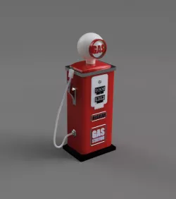 Gas Pump - Cellphone Charging Cable Holder