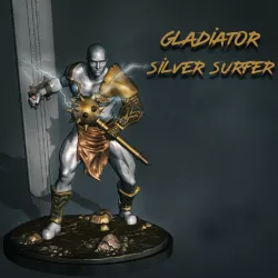 Gladiator Silver Surfer - MCP Scale