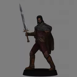 Heimdall - Thor Ragnarok low poly 3d print