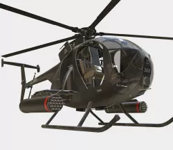 HELICOPTER HUGHES MD 500 HELICOPTER, ARMED