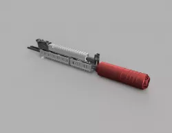 Hexagon suppressor/silencer for airsoft