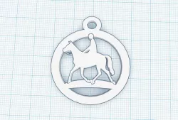 horse keychain