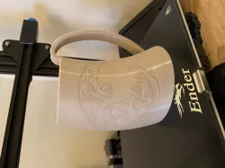 House of Dragon Horn Shaped Can Holder with Handle