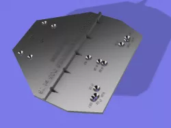 Invisible hinge template for diameter 35 and 22 mm