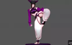 JURI HAN STREET FIGHTERS GAME CHARACTER ANIME SEXY GIRL 3d print