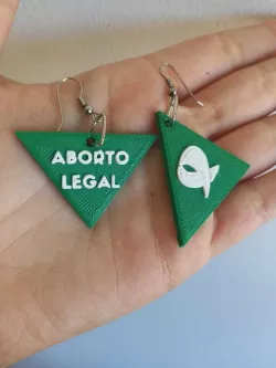 Keychain/earing aborto legal