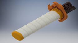 Demon Slayer Kyojuro Rengoku Sword Katana Kimetsu no Yaiba 3D model 3D  printable