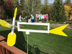 Laundry Day whirligig