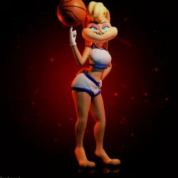 Lola Bunny Space Jam 3D print model