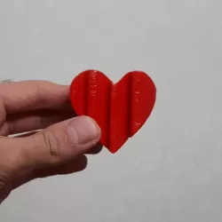 love,heart keychain illusion