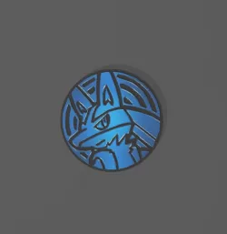 Lucario Pokemon Coin TCG