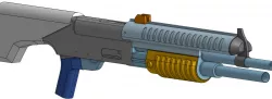 M90 Airsoft Trishot Shotgun Cosmetic Kit