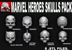 MARVEL HEROES SKULL PACK