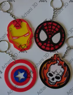 Marvel Keychain Pack