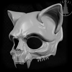 Mask "Cat Skull"
