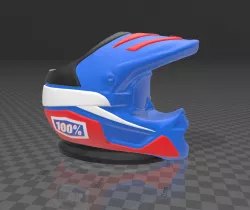 MATTE NEW MOTOCROSS HELMET 100% SUBLIPLAST
