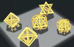 merkaba three-dimensional david's star, three-dimensional David's star