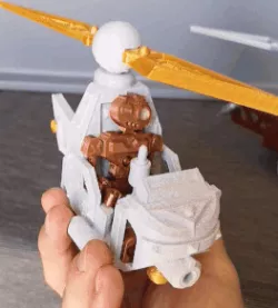 MINICOPTER + MINIBOT --> No supports / EASY Print / Print in Place