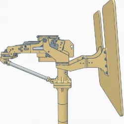 Mk 93 Cradle / Softmount for Browning M2HB 1:1