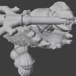 Morbid Guard - Skeleton-Themed Spearsnake