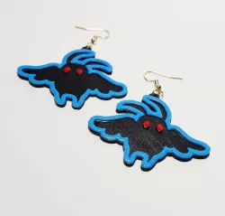 Mothman Earrings