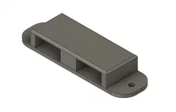 MPX connector 2x mount laying