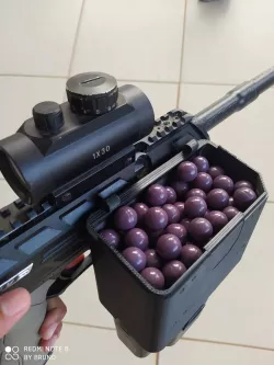 PAINTBALL Box Mag 3d de 150 Bolinhas para Dye Dam (EMF100) e Rip Clip