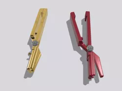 Photography paper darkroom tongs v2