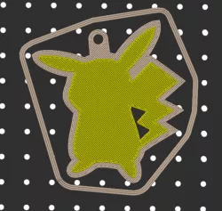 Pikachu keychain