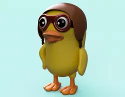 Pilot Duck_ Character