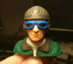 Pilot with guided head