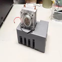 Plain Pi 4 Case With Tower Fan Option