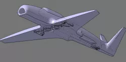 Plane - retractable landing gear - print in place