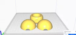 Pokeball unbranded with separate parts